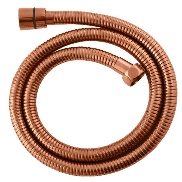 RAV Slezák - Sprchová hadice 100 cm, Zlatá Růžová - lesklá MH1001ZRL MH1001ZRL