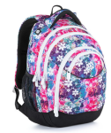 Bagmaster studentský batoh ENERGY 21 A Pink/White/Turquoise