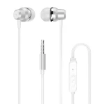 Dudao X10 PRO drátová sluchátka do uší bílá / s mikrofonem / 3,5 mm mini jack / kabel 1.2 m (204536)