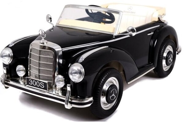 Mamido Elektrické autíčko Mercedes Benz 300S lakovaný černý