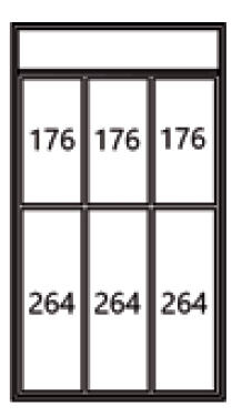 Strong příborník StrongMax 550, 3+3 barva: šedá