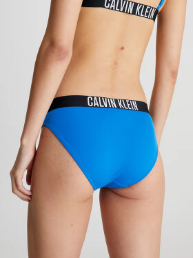 Dámský spodní díl bikin modrá černá Calvin Klein