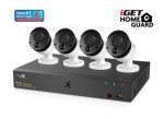 IGET HOMEGUARD HGNVK85304 / 8-kanálový FullHD rekordér NVR + 4x IP 1080p kamera / 1xHDD SATA / LAN / USB / VGA / HDMI (HGNVK85304)