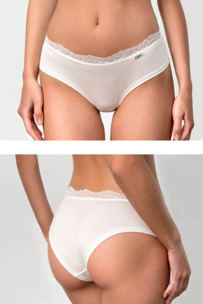 Vamp - Dámské kalhotky s krajkou – Leticia 18836 - Vamp cream S