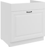 Spodní skříňka pod dřez Stilo 80 ZL 1S BB - Premium Box Barva korpusu: Bílá, Barva dvířek: Dust Grey