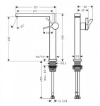 HANSGROHE - Tecturis E Umyvadlová baterie, CoolStart, EcoSmart, chrom 73072000