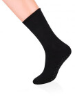 Pánské ponožky Steven art.013 Frotte ABS 41-46 černá 44-46