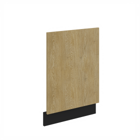 Dvířka na vestavnou myčku nádobí Cremona ZM 570x446 Barva korpusu: Černá, Barva dvířek: Dub Cremona