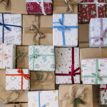 Bella Rose Balicí papír s dráčky – 5 m, modrá barva, papír