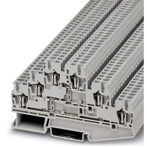 Phoenix Contact ST 2,5-3L BU 3038710 řadová svorka průchodky Pólů: 6 0.08 mm² 2.5 mm² modrá 50 ks