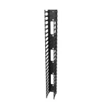 Vertiv Vertikální kabelový organizér 800 mm / Kabelový organizér / 48U / černá / kov (VRA1017)