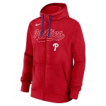 Nike Pánská mikina Philadelphia Phillies MLB Knockout Script Full-Zip Hoodie Velikost: XL