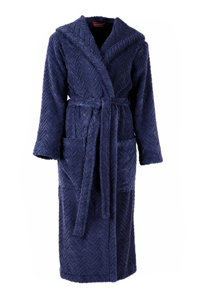 župan Athena s kapucí tmavě modrá XXL