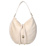 Stylová dámská semišová kabelka na rameno LB Articia, béžová