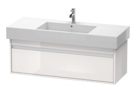 DURAVIT - Ketho Umyvadlová skříňka 41x120x46 cm, 1 zásuvka, lesklá bílá KT669202222