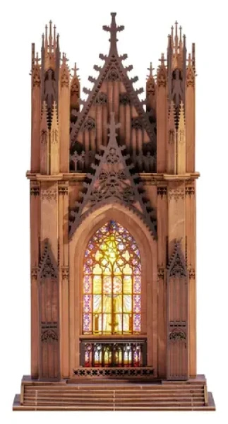 RoboTime 3D dřevěná skládačka Katedrála Twin Tower