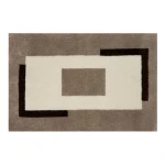 SPIRELLA Koupelnová předložka ANELA hnědá / 60 x 90 cm / polyester / protiskluzová