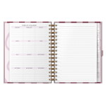 Busy B Kroužkový plánovací diář To Do A5 Pink Graphic 2026, růžová barva, papír