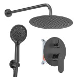 REA - Podomítková sprchová sada Drop Titan + BOX REA-P9661