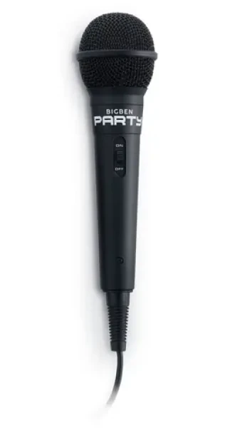 Bigben PARTYMIC Drátový mikrofon 4 m / 6.3 mm jack (8bpartymic)