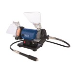 Elektrická dvoukotoučová stolní bruska a leštička Flexidrive Scheppach HG 35