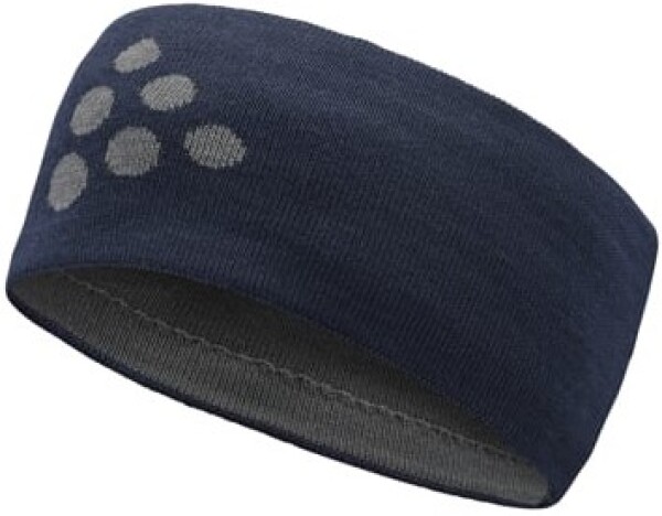 Běžecká čelenka CRAFT ADV Nordic Training Merino - modrá Velikost textilu: L-XL