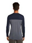 ICEBREAKER Mens Mer 125 Cool-Lite Sphere LS Tee CB, Midnnavy Hthr/Midnnavy/Cb velikost: L