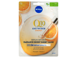 Nivea Q10 Anti-Wrinkle Energizující textilní maska 1 ks