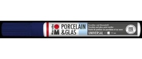 Marabu Popisovač na sklo/porcelán 1-2 mm - tmavě modrý