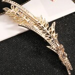 Brož Swarovski Elements Cintia - design pšenice, Žlutá