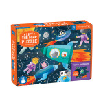 Mudpuppy Puzzle - Lift-the-flap - Startujeme (12 dílků)