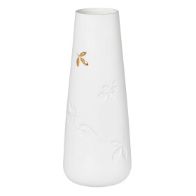 Räder Porcelánová váza Flower 21 cm, bílá barva, porcelán