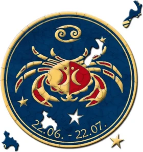 CURIOSI Kulaté puzzle Zvěrokruh: Rak