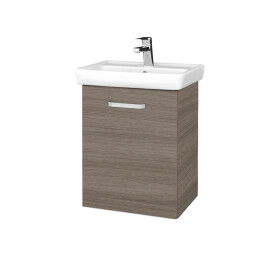 Dřevojas - Umyvadlová skříňka DOOR SZD 50 - D03 Cafe / Úchytka T01 / D03 Cafe / Levé 411015A