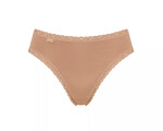 Dámské kalhotky 24/7 Cotton Lace Tai C3P - BROWN - sv. hnědé 6239 - SLOGGI BROWN 42
