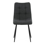 Jídelní židle, šedá, látka, DCL-193 GREY2