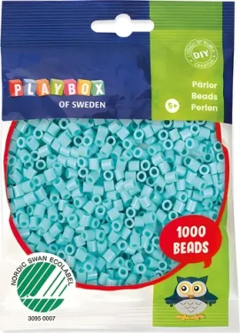 PLAYBOX Zažehlovací korálky tyrkysové