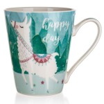 Hrníček lama 320 ml zelený 60270023