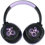 OTL Technologies Kuromi / Bezdrátová dětská sluchátka / mikrofon / Bluetooth / LED podsvícení / AUX (KU1526)
