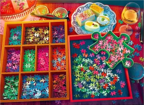Trefl - Puzzle - Večer s puzzle