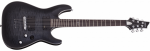 Schecter C-1 Platinum See-Thru Black Satin