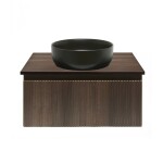 Koupelnová skříňka s krycí deskou SAT Evolution 78x30x44,8 cm ořech mat SATEVO80NAD SATEVO80NAD