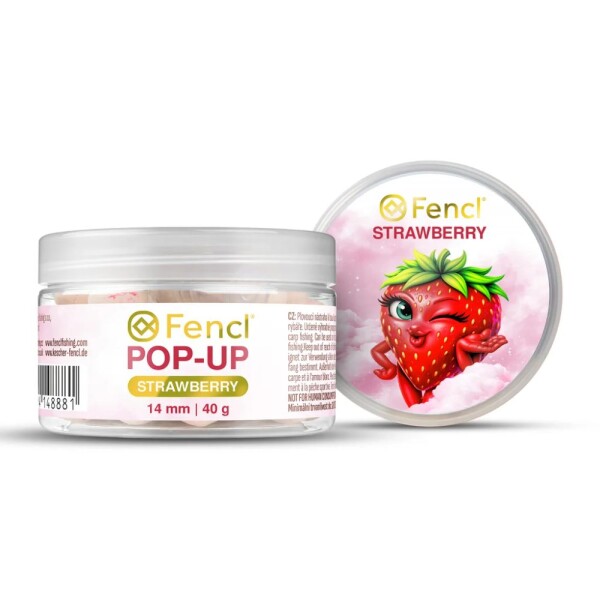 Fencl Boilies Pop Up Strawberry,Fencl Boilies Pop Up Strawberry