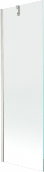 MEXEN/S - Next vanová zástěna FIX 60 x 150, transparent, nikl kartáčovaná 895-060-000-00-00-97