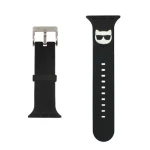 Karl Lagerfeld Choupette Head Řemínek pro Apple Watch 42 44mm černá (3666339031671)