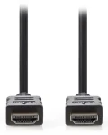 Nedis High Speed HDMI 7,5m černá / Kabel HDMI / 4K 30Hz / Ethernet / zlacené konektory (CVGL34000BK75)