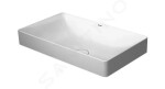 DURAVIT - DuraSquare Umyvadlová mísa 600x335 mm, DuraCeram, s WonderGliss, alpská bílá 23556000001