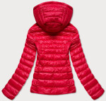 Červená oboustranná dámská prošívaná bunda model 16807314 S'WEST Barva: odcienie czerwieni, Velikost: