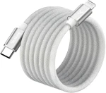 YENKEE YCU MAGNETIC 01 bílá / Kabel USB-C/Lightning / MFi / 1,5 m / 480 Mb/s (37000585)