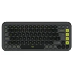 Logitech POP Icon Keys grafitová / Bezdrátová klávesnice / Bluetooth / US layout / membránová (920-013071)